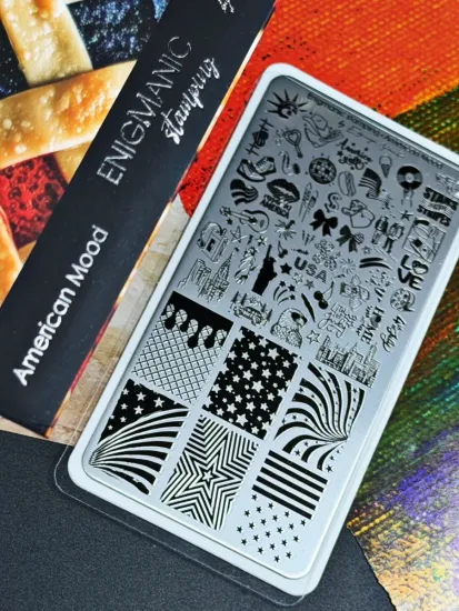 Пластина для стемпинга ENIGMANIC Stamping American Mood