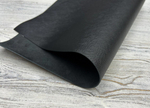 Панель черной кожи Saffiano Royal Black с фирменным тиснением сафьяно от фабрики Errepi