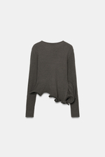 СВИТЕР С ВОЛАНОМ — ZARA