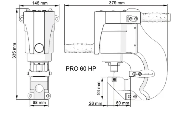 Пресс-перфоратор гидравлический Promotech PRO 60 HP