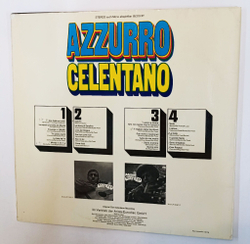 Винтажная виниловая пластинка LP Adriano Celentano Адриано  Челентано Azzurro 2LP (Germany 1971)