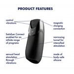 Мастурбатор с вибрацией Satisfyer Men Vibration+ (Connect App)
