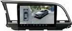 Магнитола для Hyundai Elantra 6 2016-2018 (без штатной КЗВ, рамка тип 1) - FarCar BX9-360-7065F1A монитор 9.5" 2K QLED на Android 13, Быстрая, CarPlay, 4G SIM-слот, 4 камеры в комплекте