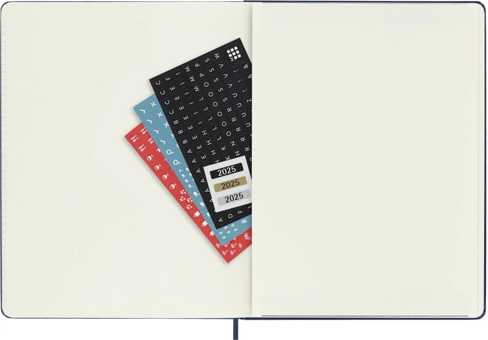 Еженедельник (DHB2012WN4) Moleskine Classic WKNT XL 190х250мм 144стр. синий сапфир