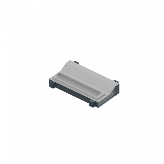 Flexag SHN-1-500-25-W щелевой диффузор с низкопрофильной КСД под гипсокартон, белый