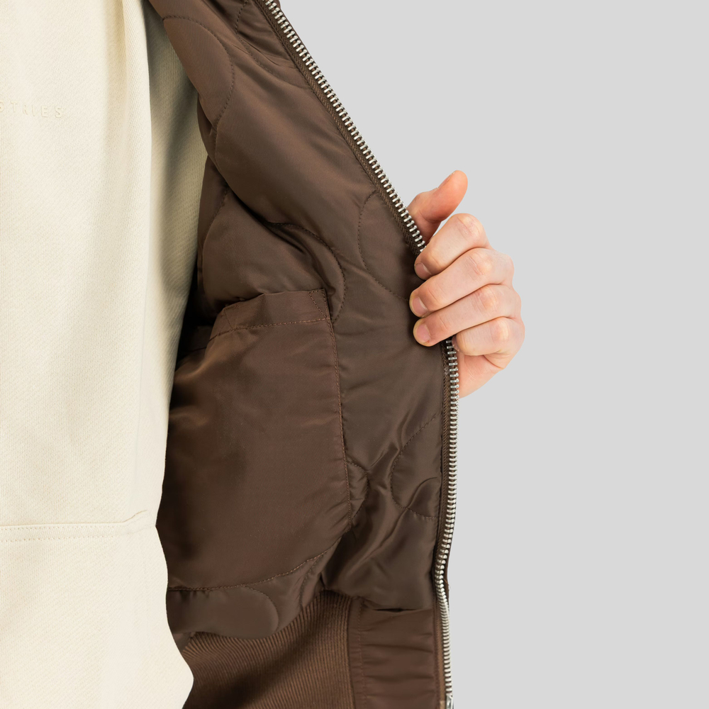 Бомбер Alpha Industries CWU 45/P Powder Brown (Коричневый)