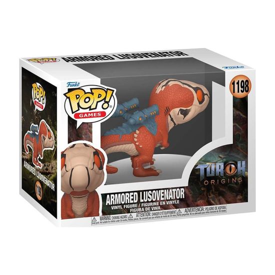 Фигурка Funko POP! Games Turok Armored Lusovenator (1198) 91470 — упаковка