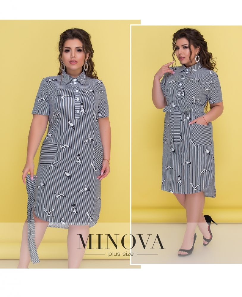 Платье 300-синий Minova Платье 300-синий Minova