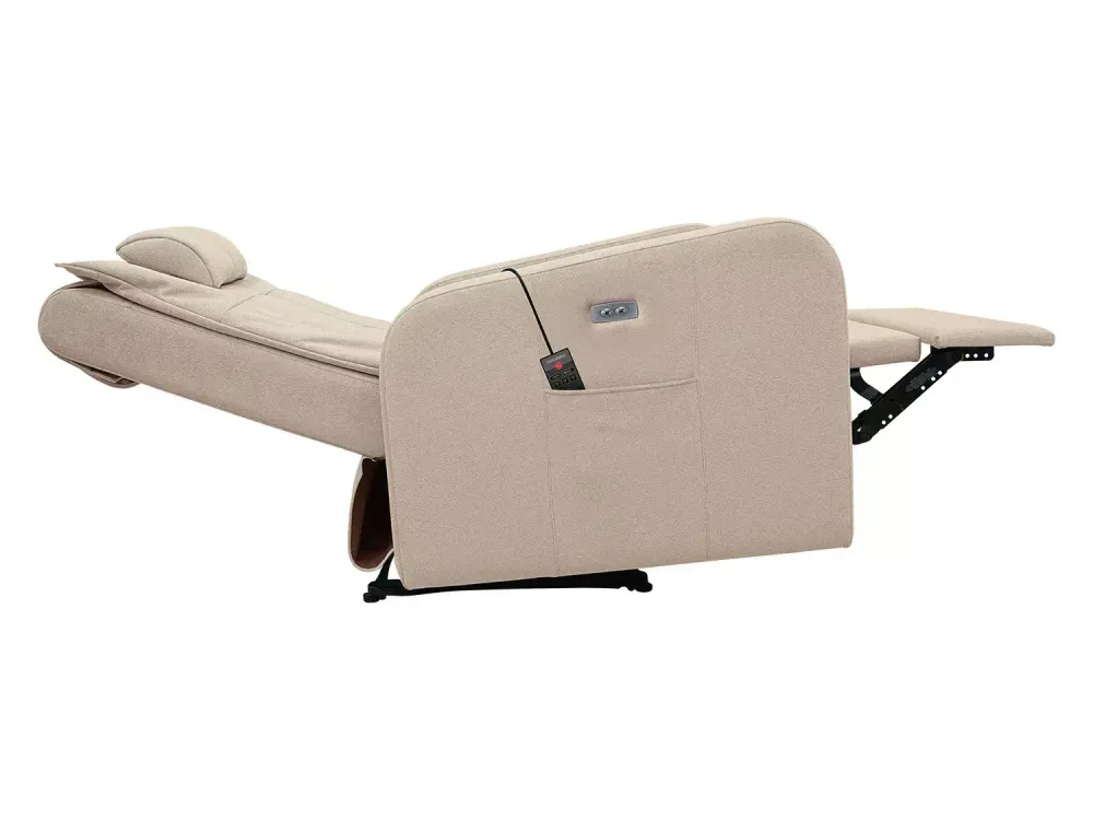 Массажное кресло реклайнер с электроприводом FUJIMO E-COMFORT CHAIR F3005 FEF Грейси, Терра, Ваниль