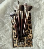 Набор кистей для макияжа (Леопард) Beauty Proff Makeup Brushes Leopard