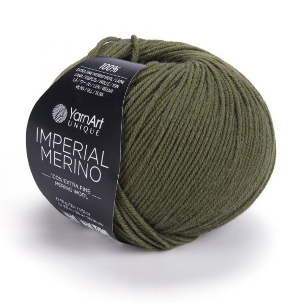 Пряжа YarnАrt "Imperial Merino", 100% шерсть, хаки
