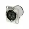 Neutrik NC3FD-H панельный разъем XLR female серии D. горизонт. установка на ПП