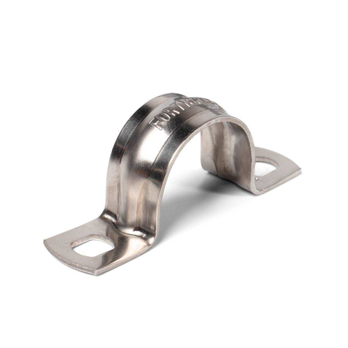Скоба из нержавеющей стали СМД (INOX) 60-63 Fortisflex (10 шт.) 80986