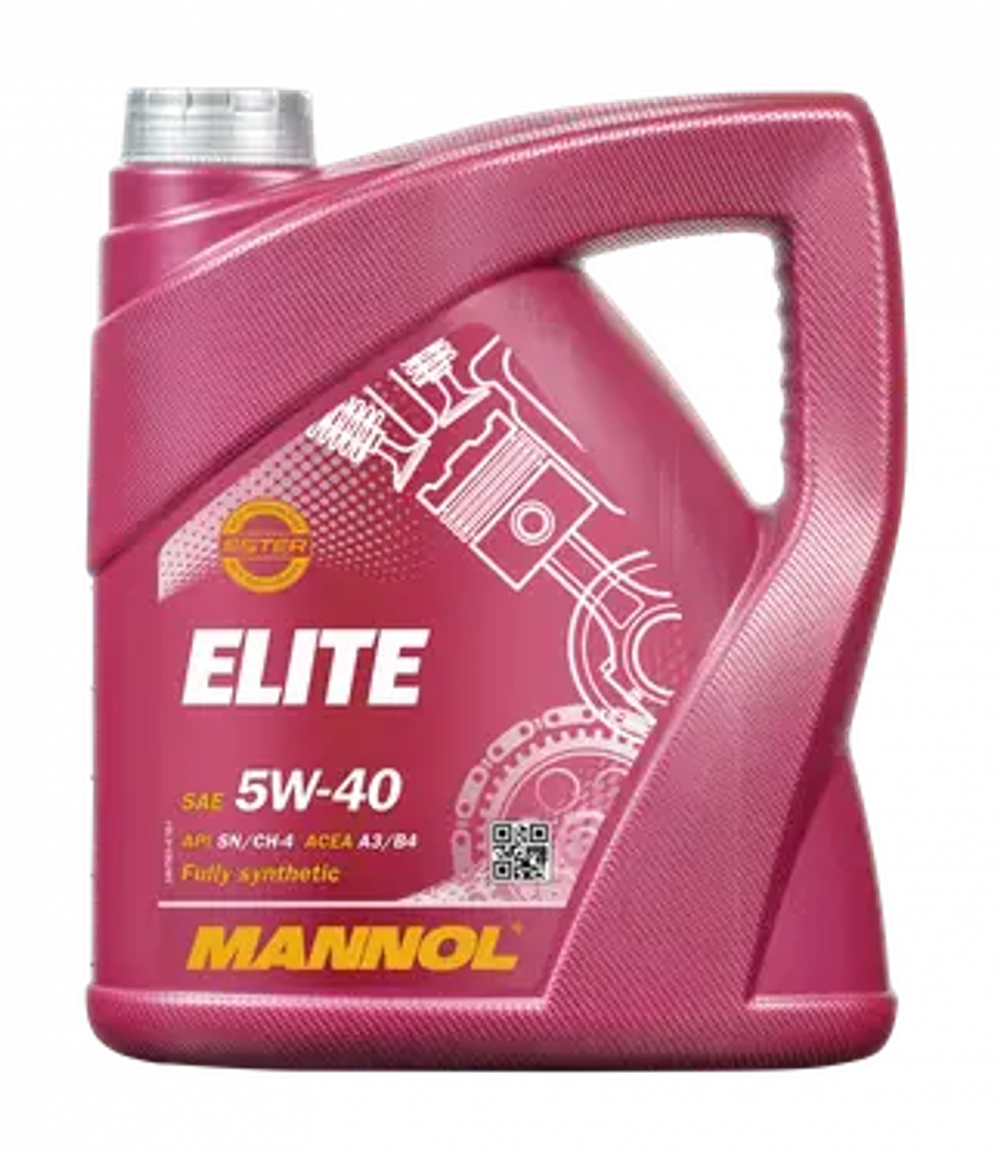 Масло моторное MANNOL 5W-40 ELITE SN/CH-4, A3/B4 синт. 4л