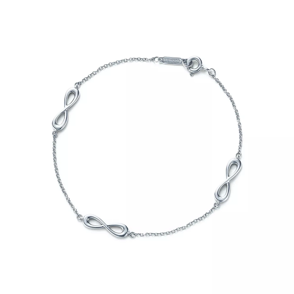 Браслет из серебра, Tiffany, infinite love❤Единственный в наличии