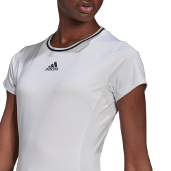 Женская теннисная футболка Adidas Freelift Tee W - white/black