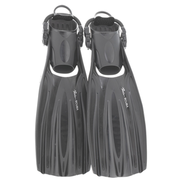 Ласты Marlin Scuba Black (открытая пятка)