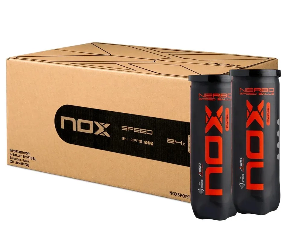 Мячи для Padel NOX Nerbo Speed Balls 24 x 3B
