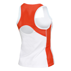 Женская теннисная майка Nike Court Dri-Fit Slam Tank Top Women - White, Orange