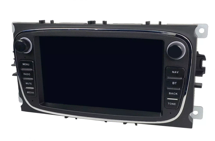 Магнитола для Ford (овал, чёрная) - Canbox H-Line Android 10, Быстрая, SIM-слот