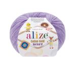 Пряжа Alize (Ализе) Cotton Gold Hobby New / уп.10 мот. по 50 г, 165 м, 43 лиловый