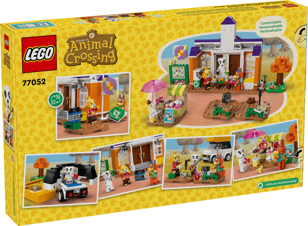 Конструктор Лего Анимал Кроссинг Концерт на Площади 77052 LEGO Animal Crossing K.’s Concert at the Plaza 550 деталей 7+