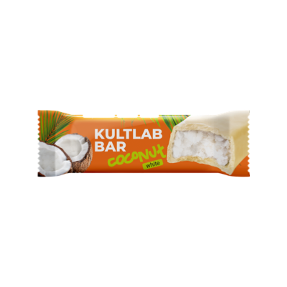 Белый шоколад Kultlab Diet Coconut, 40 гр