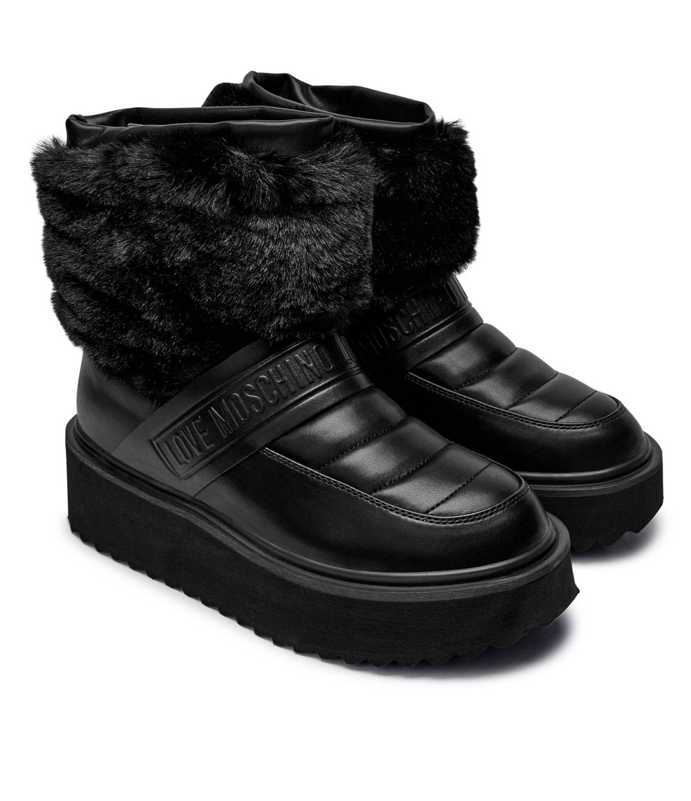 Угги Platform60 Love Moschino - черный(JA24296I0LIEC)