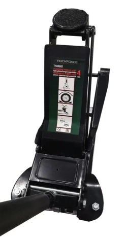 Домкрат подкатной гидравлический двухпоршневой 4т (h min 95мм, h max 560мм) RockFORCE RF-TH33502(RF83502)