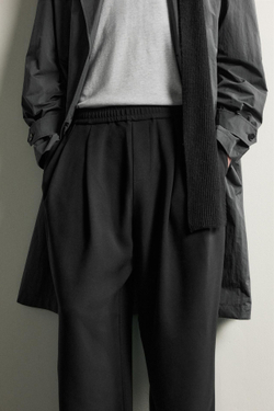 ZARA БРЮКИ COMFORT RELAXED FIT, ЧЕРНЫЙ