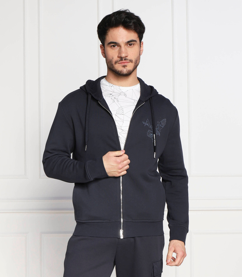 Худи Armani Exchange - темно-синий(3RZMAP ZJTDZ)