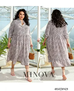Платье 429-коричневый Minova