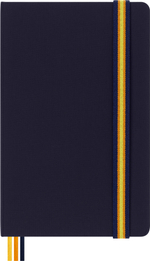 Блокнот Moleskine LE K-Way (SKQP060KWBLUEK89) 13х21 см, текстиль, 240 стр. в линейку, синий