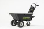 Аккумуляторная самоходная садовая тележка Greenwork 82GC, 82v, 106 л, (7400607), без АКБ и ЗУ