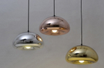 Подвесной дизайнерский светильник  Void от Tom Dixon D15 (серебряный)
