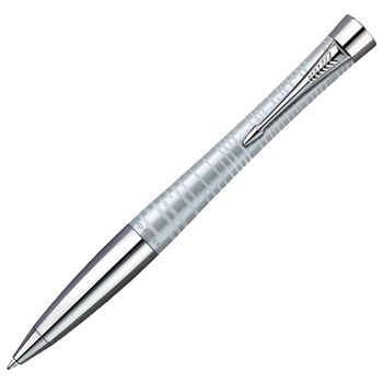 Шариковая ручка Parker Urban Premium Vacumatic K206 Silver-Blue Pearl Mblue (1906870)