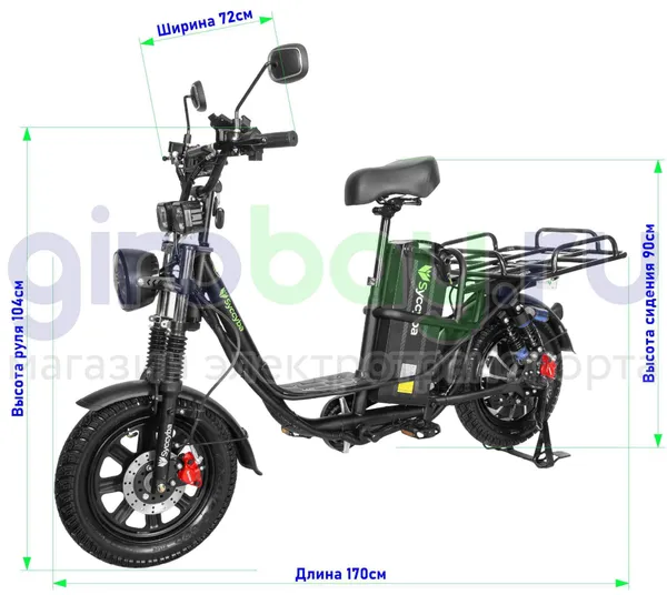 Электровелосипед Syccyba Monster Titan (60V/40Ah) 2025 года фото №2