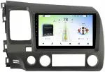 Магнитола для Honda Civic 8 4d 2005-2012 (левый руль) - Teyes CC4L-DTS монитор 9" IPS, Android 14, Быстрая, Snapdragon 662, CarPlay, 4G SIM-слот