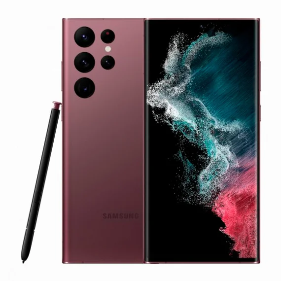 Смартфон Samsung Galaxy S22 Ultra 256 GB Burgundy (Бургунди) Ростест Оф. Гарантия
