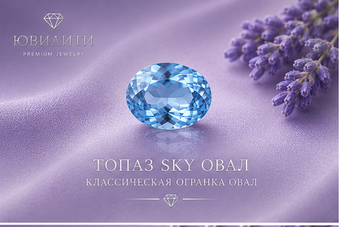 Топаз Sky Овал