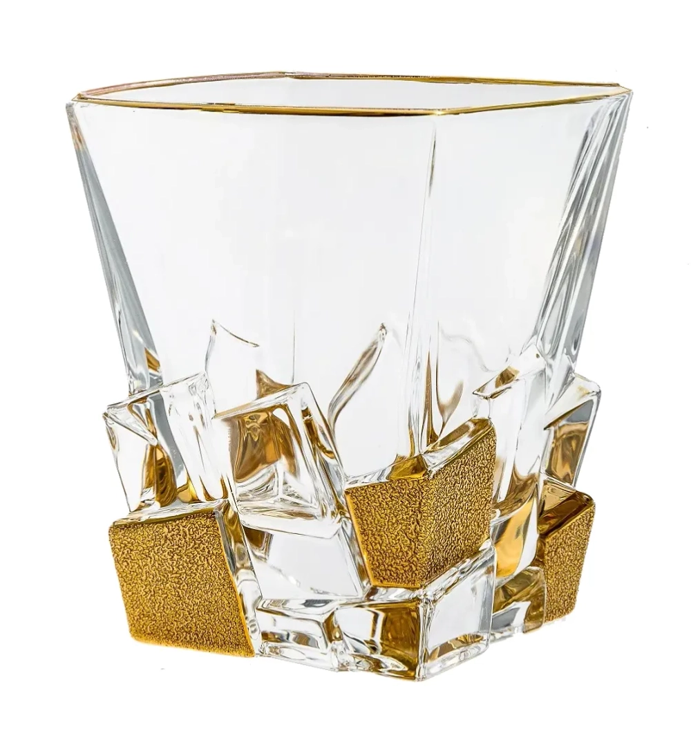 Bohemia Стакан Gold Ice Crack 310 мл EAN 00811262