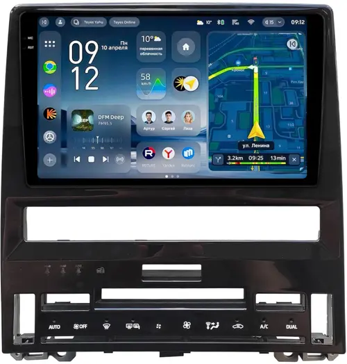 Магнитола для Toyota Avalon 5 2018-2022 (большая рамка) - Teyes CC4-PRO монитор 10.36" 2K QLED на Android 13, Быстрейшая, Snapdragon 778G, ИИ, CarPlay, DSP, 4G SIM-слот