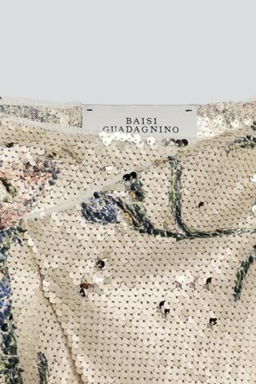 ZARA X BAISI GUADAGNINO ПЛАТЬЕ С ПАЙЕТКАМИ, РАЗНОЦВЕТНЫЙ