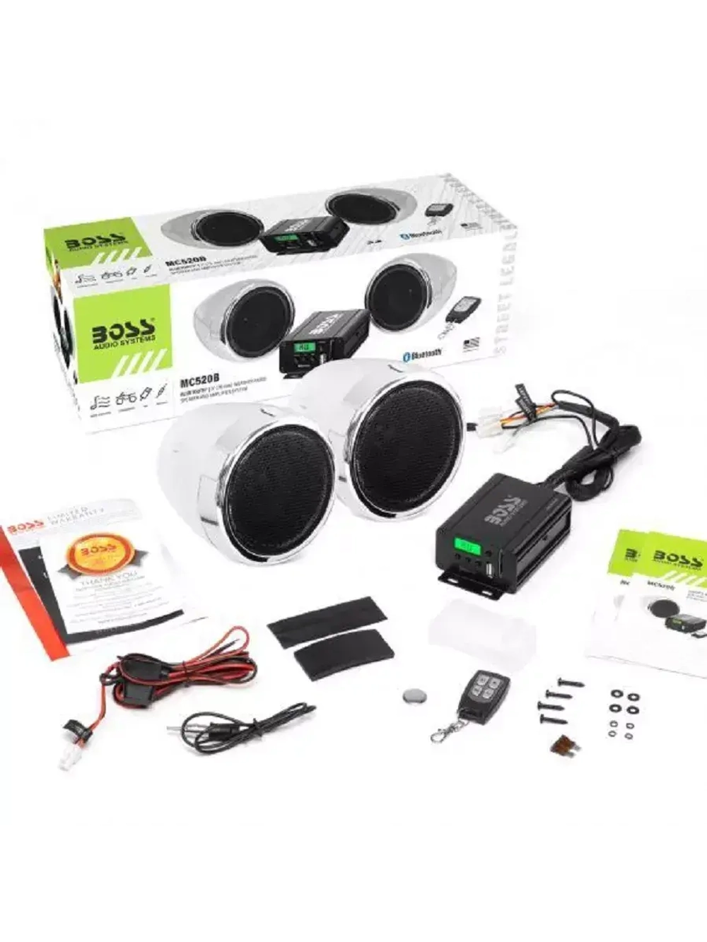 Аудиосистема Boss Audio, 600W, BLUETOOTH/USB/SD/Aux, 2x3''