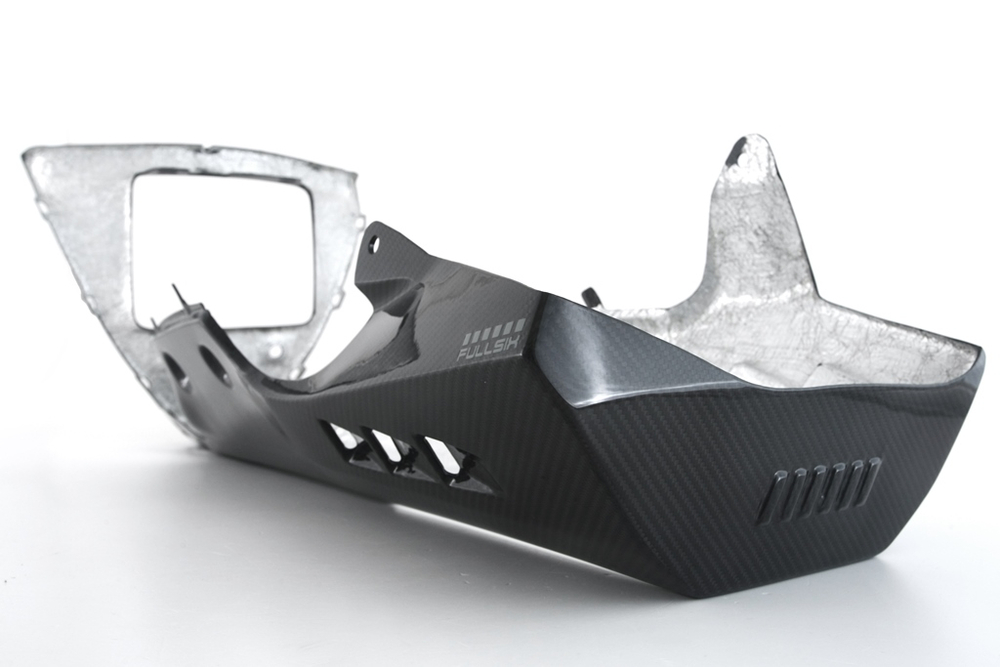 FullSix Карбоновая защита нижняя - Belly Pan (OEM выхлоп) Yamaha YZF-R1 MY-R120-TC42