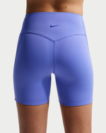Nike Universa Женские велосипедные шорты с высокой талией и без шва спереди, длина 13 см