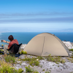 Палатка Naturehike Jiling PRO 1-местная, алюминиевый каркас, сверхлегкая, светло-коричневая