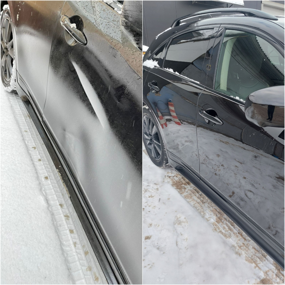 Ремонт порога и окрас двери  Infiniti  QX70
