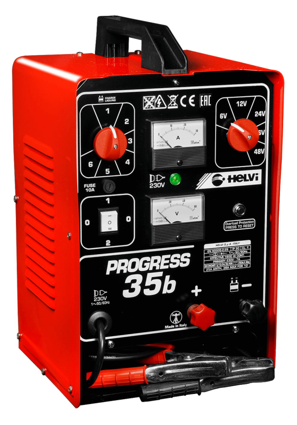 HELVI PROGRESS 35B. Устройство для зарядки аккумуляторных батарей