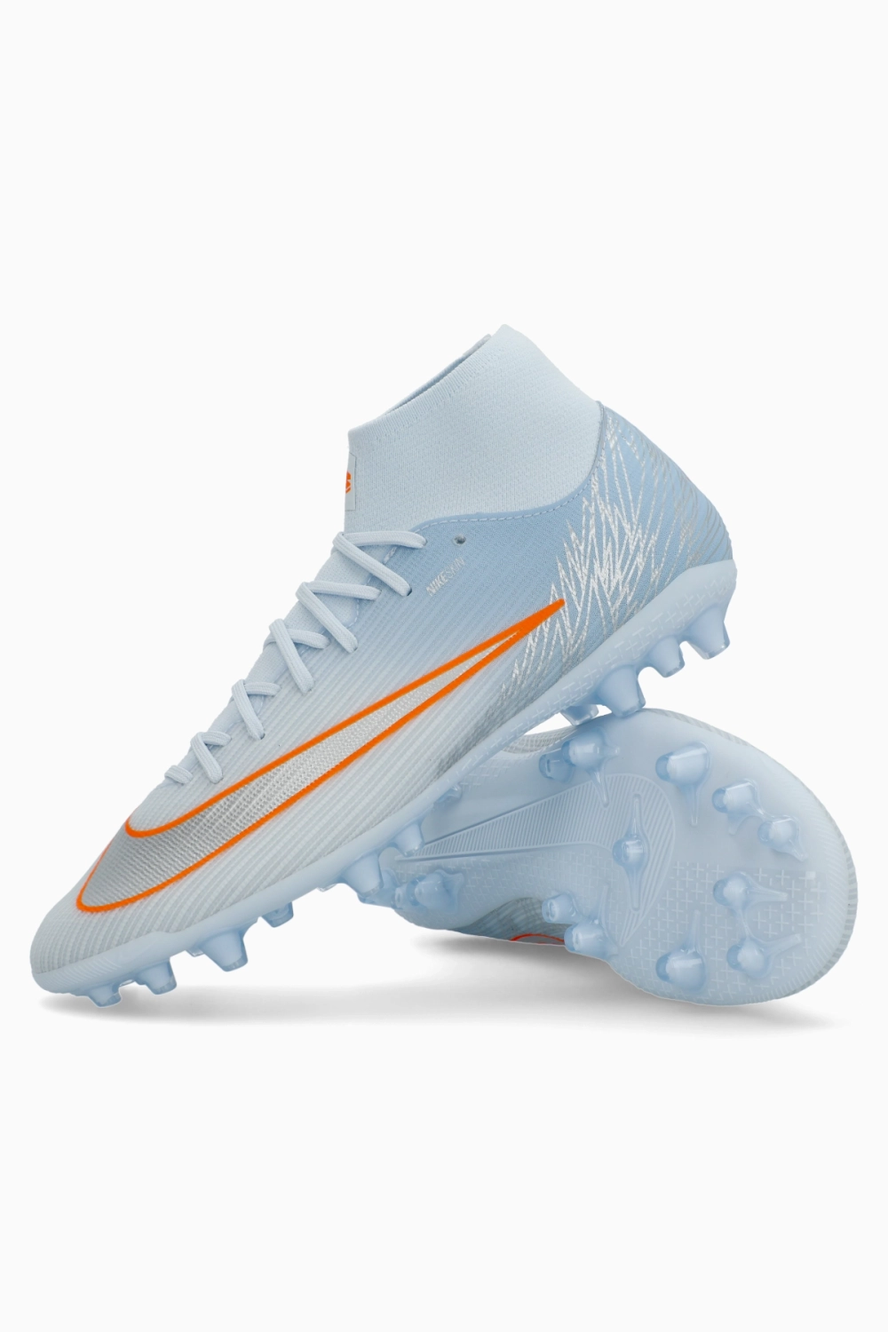 Бутсы Nike Zoom Mercurial Superfly 11 Academy AG - голубой
